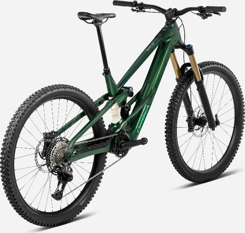 Orbea Wild LT H10 Carbon 29" E-Mountain Bike - racing green-white cream | 44 mm | 29" | S | 170 mm | 155,0 mm