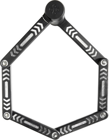 Kryptonite Kryptolok 685 Faltschloss - schwarz-silber/85 cm
