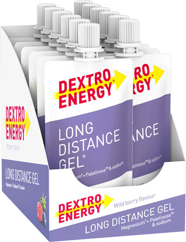 Dextro Energy Gel énergétique Long Distance - 12 sachets - wild berries | wild berries