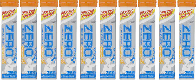 Dextro Energy Effervescent Tablets Zero Calories - 10 Pieces - orange