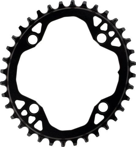 absoluteBLACK Oval 1X Kettenblatt für 104 BCD / Shimano HG+ 12-fach - black/36 Z