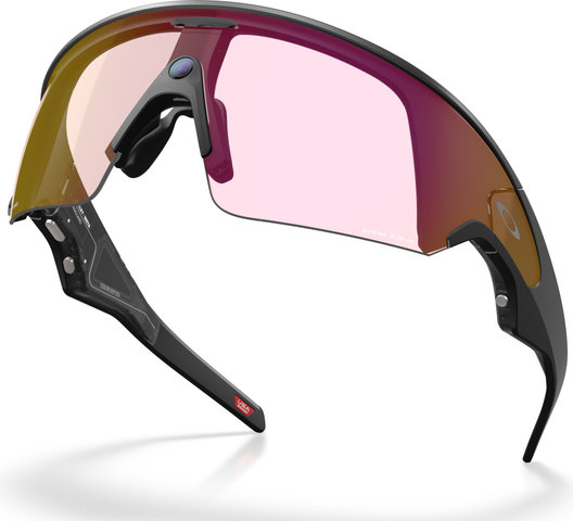 Oakley Vanguard Meta AI Sports Glasses - black | prizm transitions red