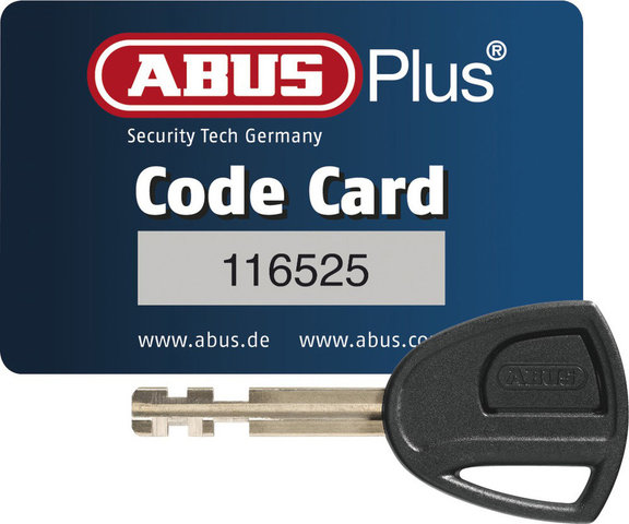ABUS Granit Plus 640 U-Lock w/ TexKF Bracket - black/230 cm/83 cm
