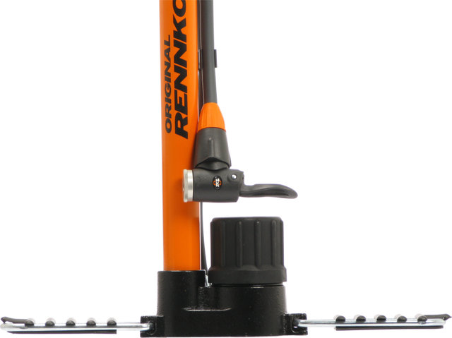 SKS Rennkompressor Floor Pump with E.V.A. Head - orange
