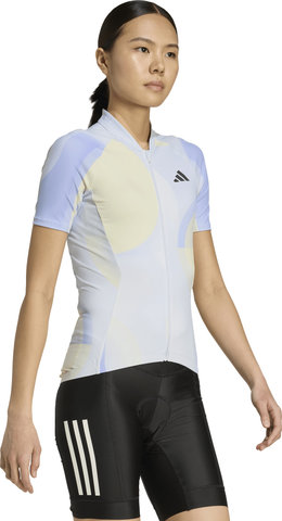 adidas Cycling Essentials 3-Stripes Light In Motion S/S Women's Shirt - halo blue | XL