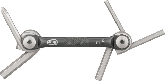 crankbrothers Herramienta multiusos M5 Multitool - níquel/universal
