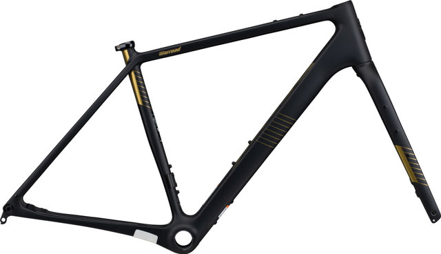 Salsa Kit de cuadro Warroad Carbon Allroad 27,5"/28" - black/1 1/8" - 1 1/4" tapered/XL/12 mm Eje Pasante/51 