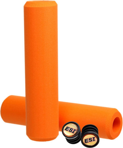 ESI Extra Chunky Silicone Handlebar Grips - orange | 130 mm