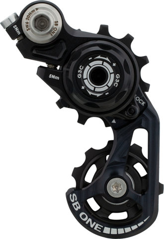 SB ONE DH-Antrieb G3C Singlespeed - schwarz/14 Zähne