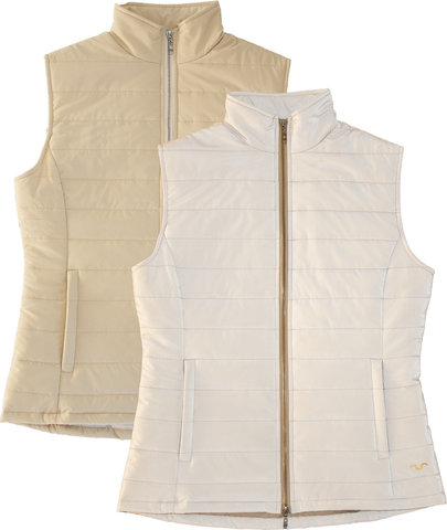 GOFLUO Claire Damen Weste - beige reflective/M