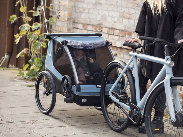Thule Remolque para niños Courier - aegean blue/20"