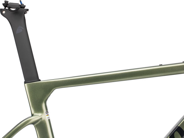 Factor OSTRO Gravel V.A.M. UDH Disc SRAM DUB Carbon Frame Kit - olive green | M | 50 mm | 1 1/8" - 1 3/8" tapered | 0 mm | 38 cm, 110 mm | 28"