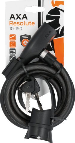 Axa Candado de cable Resolute 10-150 - negro | 150 cm