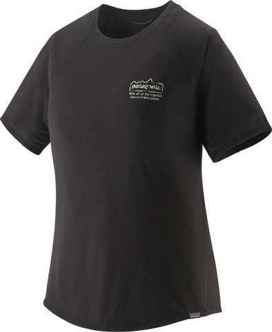 Patagonia Capilene Cool Trail Graphic Women's Shirt - unity fitz-black/L