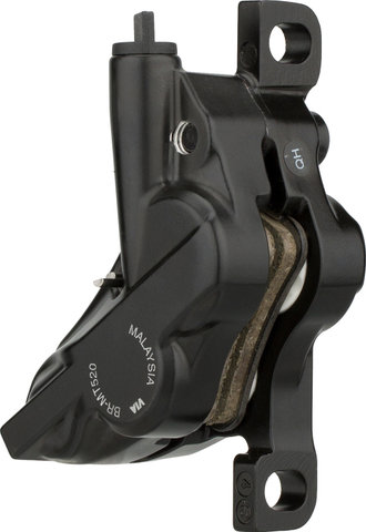 Shimano Pinza de frenos BR-MT520 con pastillas de resina - negro/Set/ninguno