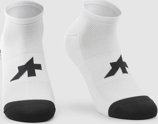 ASSOS Endurance Low S11 Socks - white series | 43 - 46