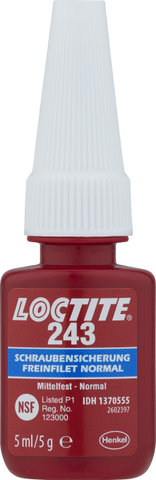 Loctite Bloqueador de tornillos 243 de resistencia media - universal/5 