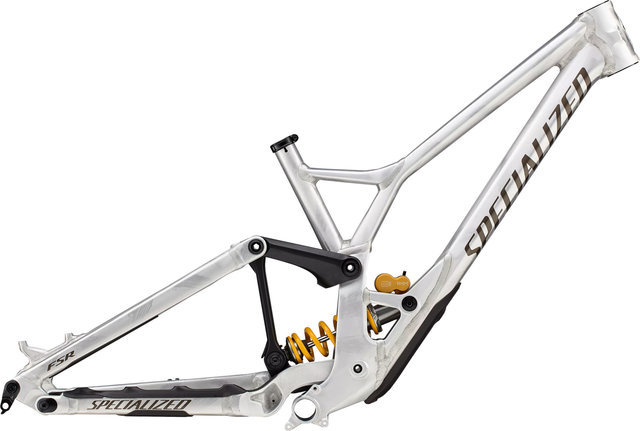 Specialized Demo Race 29" / 27.5" Frame Kit Model 2024 - gloss flake silver-gunmetal-brushed/L