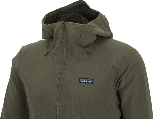 Patagonia Chaqueta con capucha R1 TechFace Hoody - basin green/M Patagonia Chaqueta con capucha R1 TechFace Hoody - basin green/M