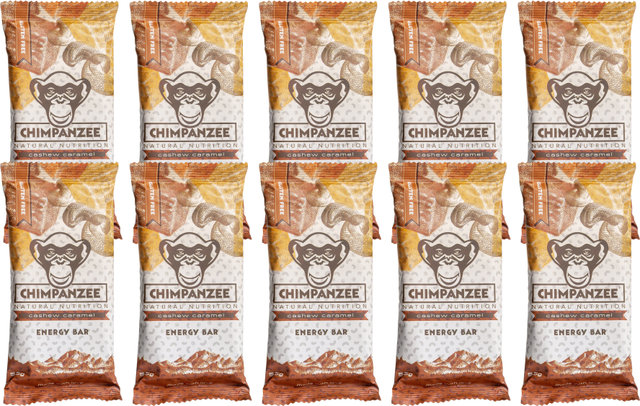 Chimpanzee Barrita Energy Bar - 10 unidades - cashew caramel/550 g