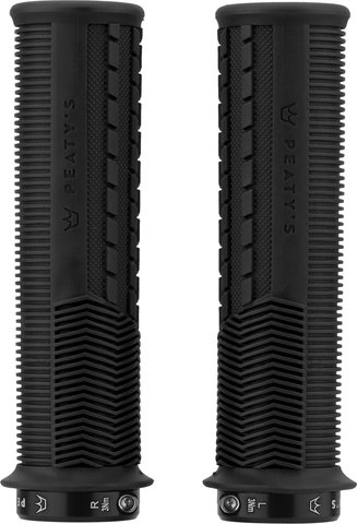 Peaty's Monarch Grips Mushroom Lock-On Handlebar Grips - black/thick