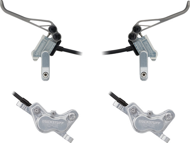 Trickstuff Piccola HD Titanium f+r Set Disc Brake - silver-black/left/right (side-specific)/Set