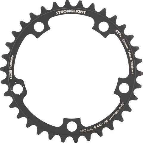 Stronglight CT2 Road Kettenblatt Campagnolo 9-/10-fach, 5-Arm, 110 mm Lochkreis - schwarz/34 Zähne