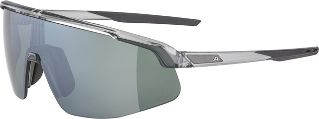 Alpina Turbo Pro Q-Lite Sports Glasses - grey transparent gloss | mirror silver