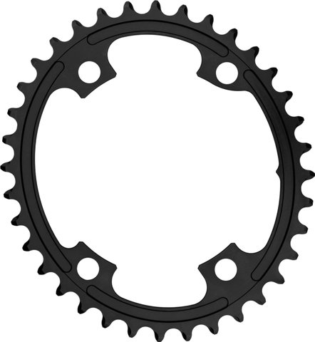 absoluteBLACK Plato Oval Road 110/4 para Shimano Dura-Ace R9100 / Ultegra R8000 - black/36 
