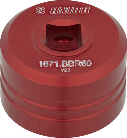 Unior Bike Tools Herramienta de ejes de pedalier 1671.BBR60 - red