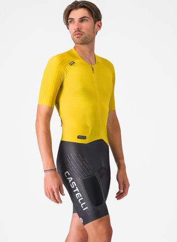 Castelli Traje de contrarreloj Unlimited Speed - mango mojito black ivory | M