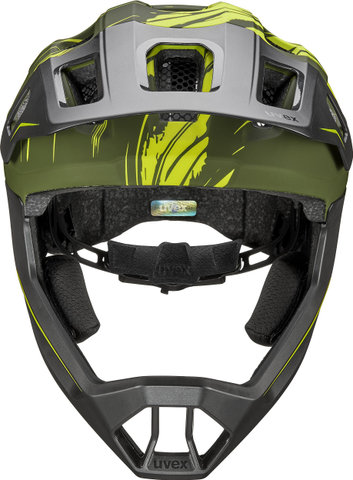 uvex react jr. Full-face helmet - dark olive matt | 52 - 56 cm