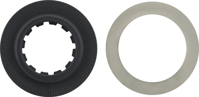Jagwire Center Lock Disc Lockring with Internal Gear Teeth - black