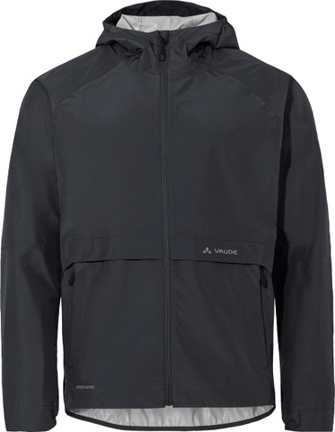 VAUDE Rain jacket - black/M