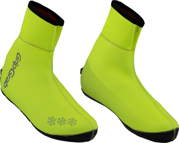 GripGrab Arctic Waterproof Deep Winter Hi-Vis Shoe Covers - yellow hi-vis/40-41