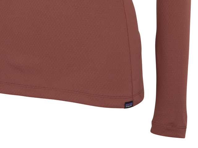 Patagonia Camiseta interior para damas Capilene Midweight Crew Baselayer L/S - rosehip/XL