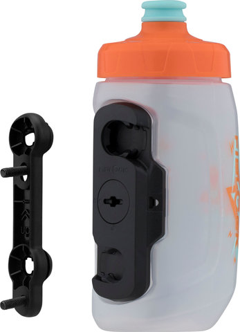 FIDLOCK TWIST bike base Bottle Mount System w/ Kids Drink Bottle 450 ml - transparent-white/450 ml