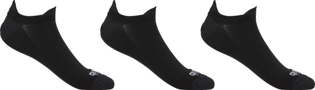 GripGrab Classic No Show Summer Socks 3-Pack - black/41 - 44