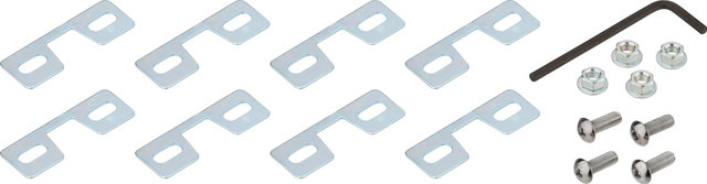 MKS Toe Clip Spacer Pedalhakenunterlegscheiben - silber