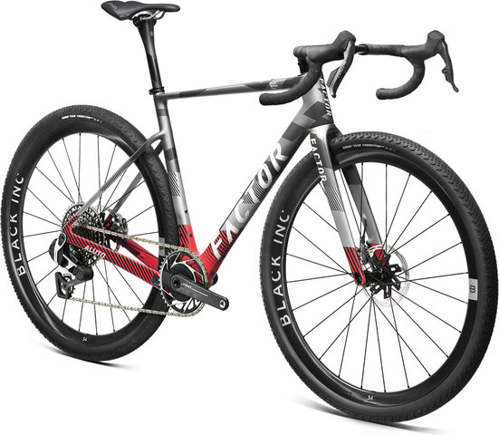 Factor ALUTO Force XPLR PM Carbon 28" Gravel Bike - quattro grey/170,0 mm/M/50 mm/28" Factor ALUTO Force XPLR PM Carbon 28" Gravel Bike - quattro grey/170,0 mm/M/50 mm/28"