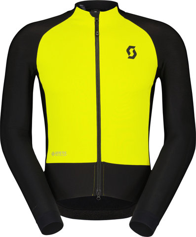 Scott RC Pro Warm Hybrid GORE-TEX Windstopper Jacket - black-sulphur yellow/M