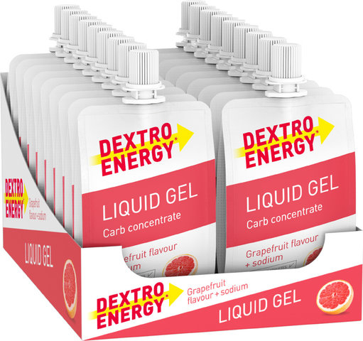 Dextro Energy Liquid Gel Kohlenhydrad-Gel - 18 Stück - grapefruit-sodium