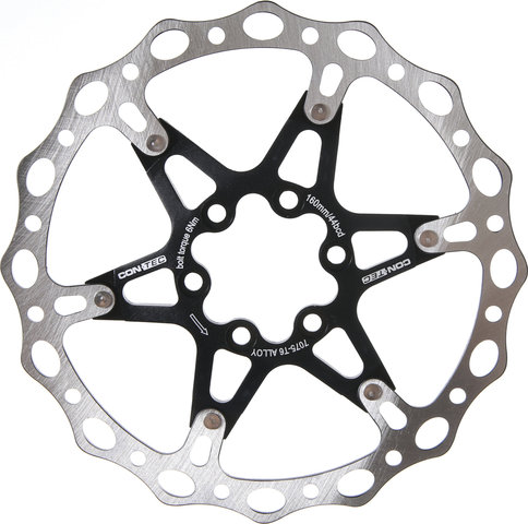 CONTEC CDR-HD 2 Brake Rotor - black-silver | 160 mm