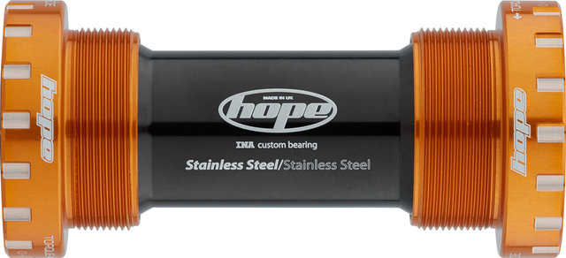 Hope Stainless Steel MTB Bottom Bracket - orange/BSA 68/73