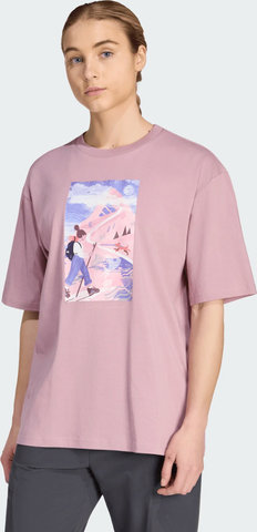 adidas Outdoor TERREX Paths Graphic Damen T-Shirt - magmau | M