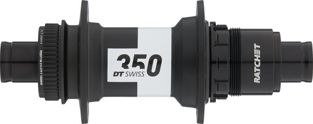 DT Swiss 350 Classic MTB Center Lock Disc Rear Hub - black/SRAM XD/28/SRAM XD