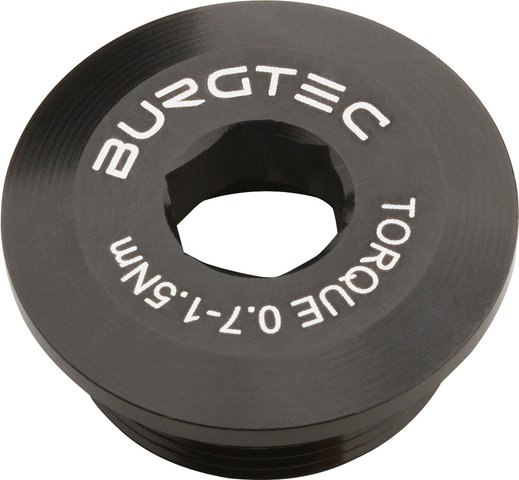 Burgtec Kurbelarmschraube für Shimano Hollowtech II/E-Bike Motor - burgtec black