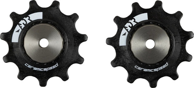 CeramicSpeed Sistema de Roldanas OSPW ALPHA para Shimano R9250 - negro | 14 dientes (rueda guía), 20 dientes (rueda tensora)