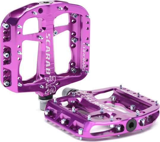 Chromag Pedales de plataforma Scarab - purple
