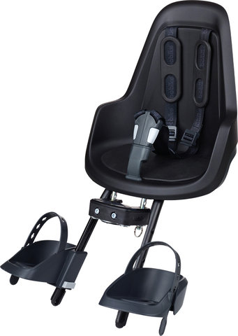 bobike ONE Mini Front-Kindersitz mit Montagebügel - black